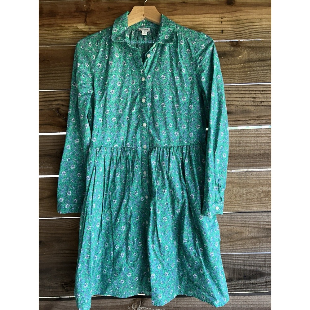 J. Crew Teal Floral Mini Dress - Picture 2 of 9